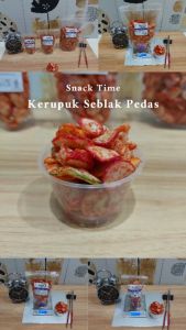 Snack Time Kerupuk Seblak Pedas 100 Gram