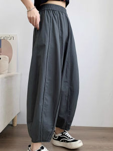 DUOFEIYAN | Quần Dài Chân Rộng Phong Cách Dễ Dàng từ Vải Cotton Linen cho Phụ Nữ