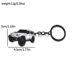 Pickup car keychain - made of fashionable zinc alloy material suitable for car enthusiasts and holiday gifts