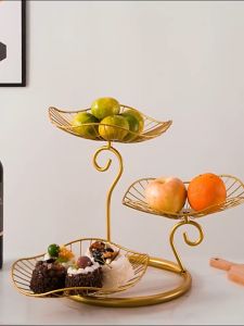 Fruit plate living room high-end atmosphere high-grade household ins wind light luxury wind modern simple