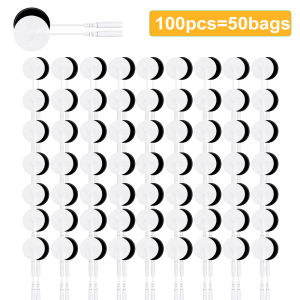 Electrode 3x3cm Reusable Tens Acupuncture Self Adhesive Gel Pads 2.0mm Plug for EMS Digital Relax Massager Machine Accessories