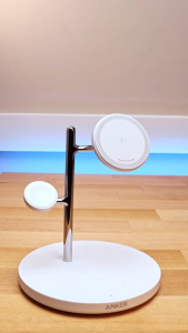 Anker MagGo Wireless Charging Station (3 in 1 Stand) Qi2 15W Wireless Charging Stand B25M3