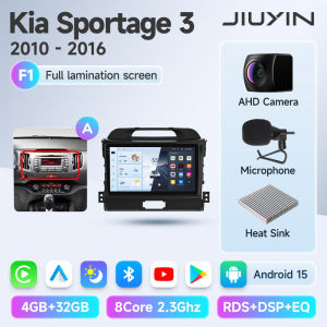 JIUYIN | Android For KIA Sportage 2010 2011 2012 2013 2014 2015 2016 Car Radio Stereo Multimedia Player GPS Navigation 2din Carplay