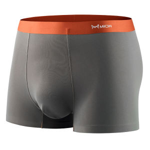 MiiOW | Mens Ice Silk Briefs Breathable Flat Angle Shorts MiiOW Cat Man Summer New Style Cool Feeling Underwear Youth Cotton Crotch