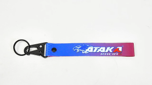 ATAKA MUTAKIN Racing Keychain with Colorful Strap and Metal Clip