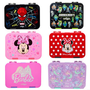 Smiggle Australia Large Capacity Student Lunch Box Fruit Box Card Holder Rectangular Shaped Pet Material Tritan Body Material
