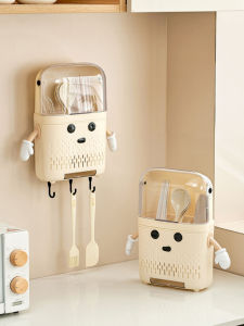 Hộp Đựng Thìa Treo Tường Chống Bụi Chống Ẩm Giá Để Đồ Nhà Bếp Giá Đựng Thìa Và Thìa Giá Đựng Đồ Bằng Nhựa