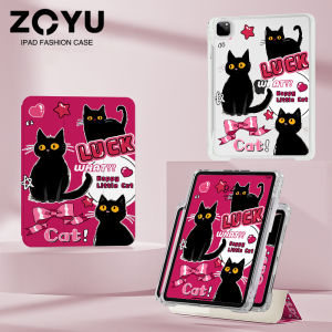 ZOYU iPad case cartoon cute animal Detachable 2-in-1 case Full color back panel for iPad 2022 M2 Pro 11 Pro 12.9 Air 4 Air 5 ipad 10th gen 7th 8th 9th mini 6 cover [With pencil slot]【Horizontal and vertical support mode】
