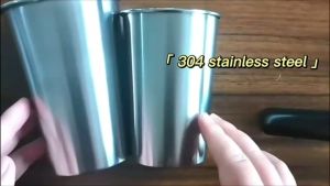 Gelas Minum Cangkir Mug Model Korea Bahan Stainless 304 Food Grade Multifungsi