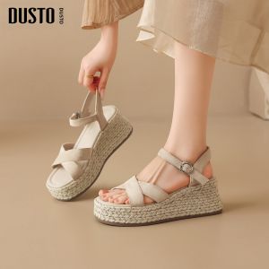 DUSTO | Sandy Wedge Platform Sandals for Women