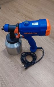 Súng Phun Sơn Điện Wadfow WEG1A02 450W - Bình 800ml Béc 2.0mm Độ Nén 100DIN Chất Liệu Nhựa Cao Cấp