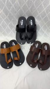 𝐚𝐬𝐢𝐬𝟏 COD New Arrival ASIS marikina Synthetic Leather Mens Casual Slipper Sandal braided one finger-strap Style#KL02