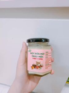 Bột Rửa Mặt Phan Trân Giúp Làm Sạch Da Đánh Bay Bụi Bẩn Giúp Da Trắng Sáng Mịn Màng - Phan Hoàng Cosmetic