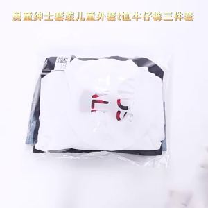 Kids Tales Childrens Clothing Foreign Trade European and American Fashion Boys Gentleman Suit Kids Overcoat T T-shirt Jeans