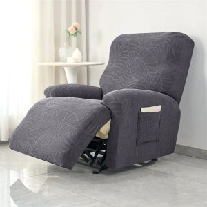 Leaves Jacquard Recliner Sofa Covers Water Repellent  Armchair Protector Cover Elastic Single Lounge Sofa Slipcovers
