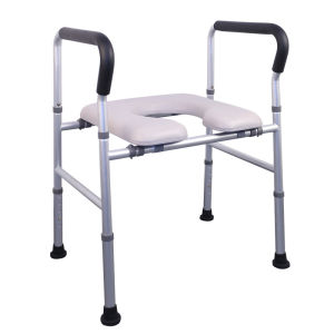 Elderly Shampoo Bath Chair Aluminum Alloy Elderly Toilet Potty Seat with Chamber Pots Toilet Chair Multifunctional Adjustable