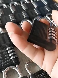 Gembok Koper Nomor 4 Digit Angka Password Bahan Alloy Gembok Koper Kecil Anti Maling Lebih Aman Travel Bag Lock Traveling - Gembok Kode Tas Koper