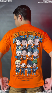 CLOWOR Chibi Karasuno Team Haikyuu Anime T-Shirt