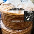 PE Nylon Rope #24 (12mm x 200 meters) Black / Orange Polyethylene Rope no.  24 / Tali sa Kalabaw baka /bangka /. 
