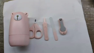 Newborn Baby Nail Scissors Baby Nail Care Tools Kids Safety Portable Nail Scissors Trimmer Tweezers with Box Kids