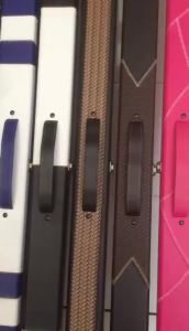 <1122> 3/4 กล่องไม้สนุ๊กเกอร์ โต๊ะหัวเล็กไม้บิลเลียดพลาสติกด้านนอกกล่องแบ่งส่วนกล่องก้านผ่าน กล่องหุ้มมุม