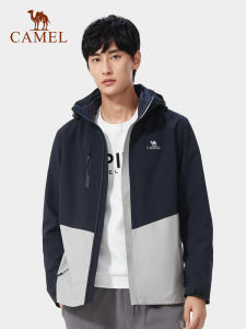 CAMEL Outdoor Men 3-in-1 Waterproof Hiking Jackets Windproof Winter Fleece Jacket