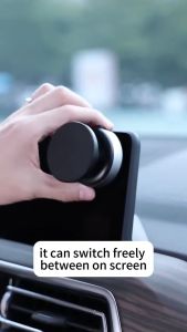 [ดูดติดผ่านสุญญากาศ❗️] Vacuum Phone Holder ขาตั้งมือถือ หมุนได้ 360° ที่จับมือถือ ที่วางโทรศัพท์ในรถยนต์ ตั้งได้หลายองศา