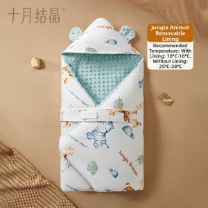 SHI YUE JIE JING | Thick Bean Velvet Newborn Blanket Winter
