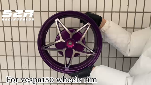 CNC Alloy Wheels 12 Inch Rims For Vespa Sprint Primavera Motorcycle