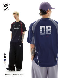 Áo Thun Nam Cổ Tròn Thường Ngày Mùa Hè Chống Nhăn Nếp Khô Nhanh in Chữ Hip Hop Bóng Đá Polyester Co Giãn