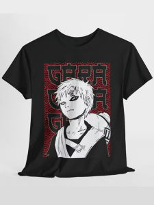 Bandai | Naruto I Love Luo Manga Style T-shirt Mens Anime Pattern Printed Short Sleeve Fashion High Quality Trendy Cotton Top