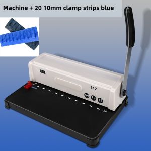 Thor 212 Binding Clips Bookbinding Machine 10-Hole Puncher Loose Spiral Notebook Thor 213 10-Hole A3a4 Tender Document Rexam Special Puncher for Contract Voucher File