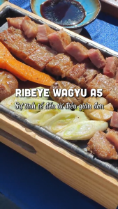[HOẢ TỐC] Đầu Thăn Ngoại Bò Wagyu Nhật A5 Ribeye Cắt Steak HI WAGYU Béo Mọng Vân Mỡ Nổi Bật 250Gr 500Gr 1000Gr.