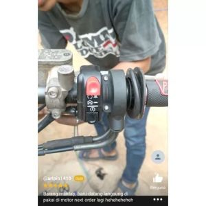 Saklar Kanan DOMINO switch on off + stater motor universal