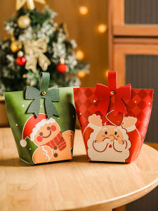 Christmas Gift Bag Food Packaging Handheld Biscuit Candy Small High Sensitivity Children Snowflake Snack Paper Bags