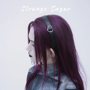 Monster Sugar Ornaments Set Original Handmade Leather Hair-Hoop Headband Heart Alloy Buckle Asian Culture Dark