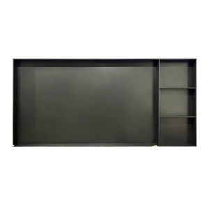 BEIQIVI | Stainless Steel Recessed TV Wall Niche 65 Inch