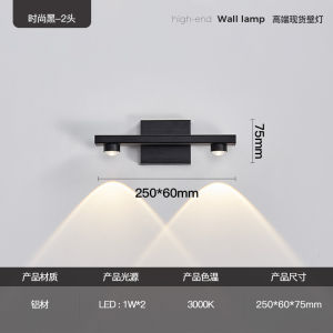Modern Minimalist Bedroom Headboard Lamp Stairway Hallway Wall Lamp Creative Luxury Living Room Background Wall Lamp