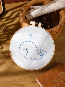 Simple Hand Embroidery DIY Material Kit for Children Kindergarten Parent-Child Activity Cartoon Pattern Painting