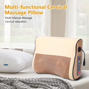 Electric Neck Massager Pillow Neck Massager 3 Gear Neck Relaxation Pillow Shoulder Massage Device for Neack Shoulder Leg