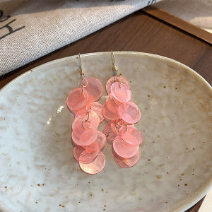 ต่างหูรูปเปลือกหอยชายหาดสไตล์วันหยุดสำหรับผู้หญิง ต่างหูรูปตุ๊กตาขนาดใหญ่ดีไซน์เก๋ไก๋ ต่างหูตกแต่งหูแฟชั่นฤดูใบไม้ผลิและฤดูร้อนปี 2025