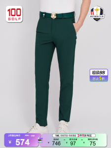 กางเกงกอล์ฟชาย RyderCup เสื้อผ้ากีฬาฤดูร้อน น้ำหนักเบา ระบายอากาศได้ดี สไตล์เรียบง่าย กางเกงขายาวสำหรับผู้ชาย