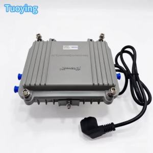 32dB Cable TV RF Signal Amplifier Indoor Type 45-860MHz 1 in 2 out Adjustable Output CATV Amplifier