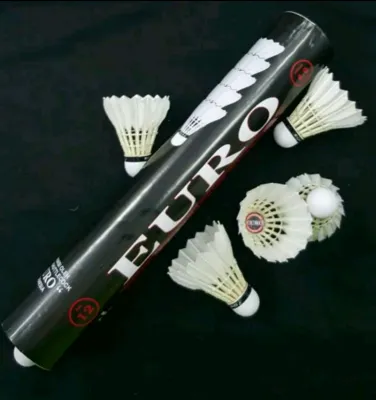 EURO HITAM SHUTTLECOCKS KOK BADMINTON BULUTANGKIS