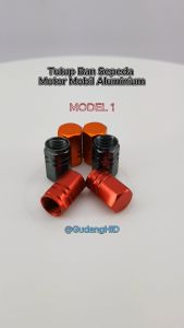 Tutup Pentil Ban Sepeda Motor Aluminium CNC & Harga Sepasang