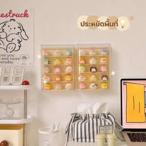 ตู้โชว์ติดผนัง  กล่องใส่โมเดล กล่องใส่ art toy ป้องกันฝุ่นไม่ต้องเจาะรู  สำหรับโชว์โมเดล ของสะสม ตุ๊กตา กล่องใส