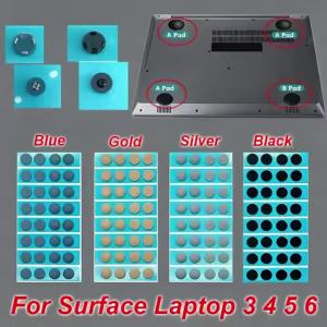 Miếng Đệm Chân Đế Cao Su Chống Trượt Cho Surface Laptop 3/4/5 Tương Thích Với Các Kích Thước 1872 1868 1952 1867 1950 1958 Màu Bạc Vàng Xanh Dương Đen