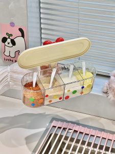 TAOXIAOHE | Dopamine Multi-Compartment Wall Mounted Kitchen Spice Organizer
