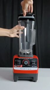 Silver Crest Blender Ice Crusher 4500(Red) High End 9525motor! With Two Jars