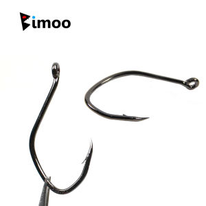 10/20PCS High Carbon Steel Catfish Hook Offset Barbed Sea Bass Fishing Hooks 3/0 2/0 1/0 6 8 V Shape Hook